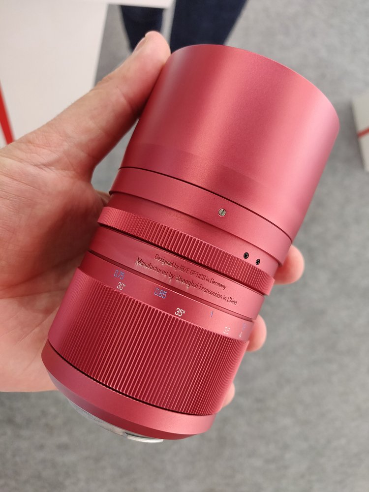 Kipon Ibelux 40mm f/0.85 Mark II Special Edition Lens In Pink | ePHOTOzine