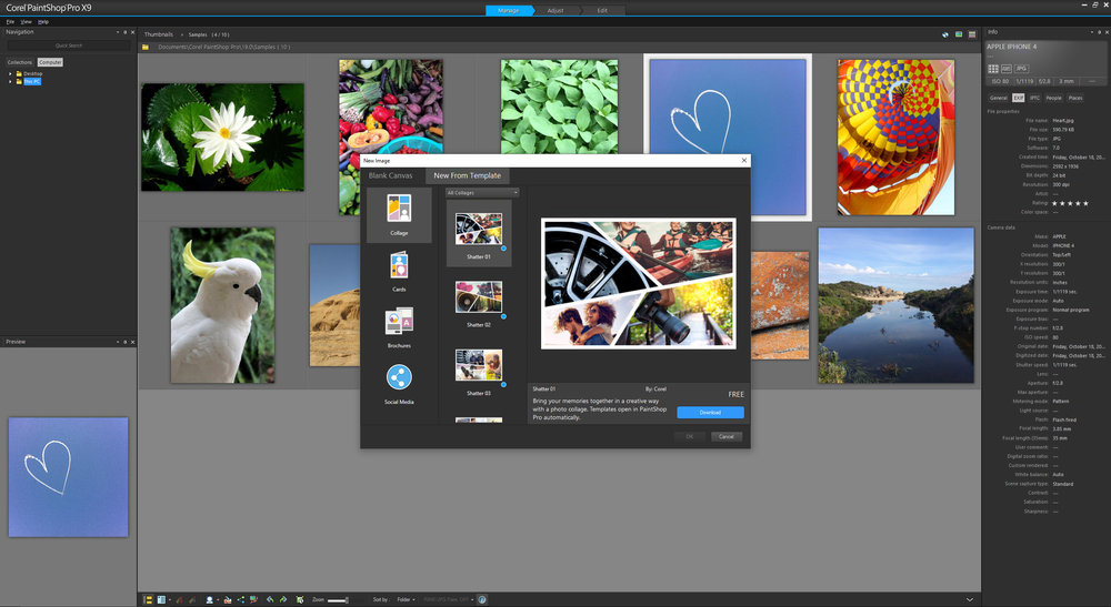Corel Pro X9 Images