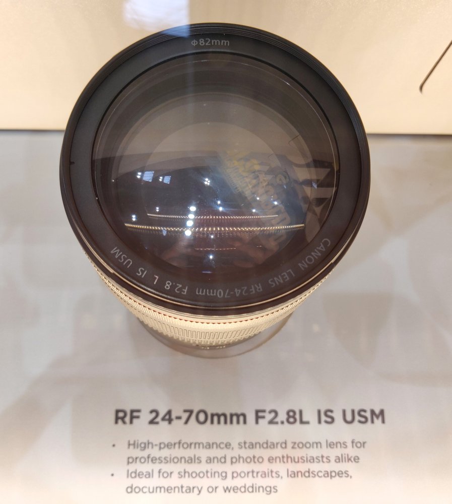 Future Canon Rf Lenses At Tps 19 Ephotozine